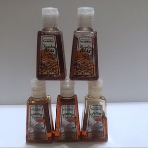 5 pumpkin/ fall pocketbacs- Bath and Body Works